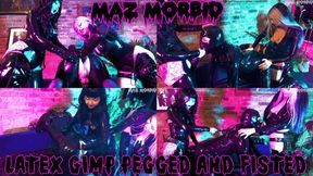 Latex Gimp Pegging and Fisting 4k ft Mistress Patricia Oyuki Maz Morbid #pegging #fisting