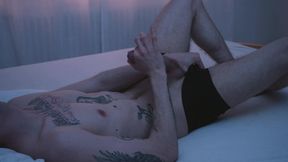 Early Morning Edging - Big Dick Masturbation with Loud Moaning