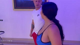 My naughty Indian stepsister wants to practice on the sex chair with a hard fuck