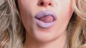 Light Pink Lip Licks & Sniffs (HD) WMV