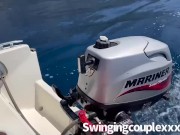 British couple fuck on a boat