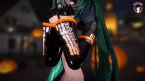 Cute Miku - Halloween Dance (3D HENTAI)