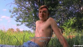 CZECH HUNTER 551 - Straight Hunk Isn't Shy About Showing His Body & Suck A Stranger's Cock In Public