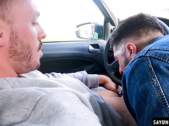 Liam Cox finding his lost phone ends up being fucked by Luke Ryder