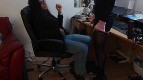 secratary minxy does her duties