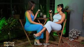 Squirt and lesbian sex between horny Colombians - Mariana Martix & Daniela Andrea