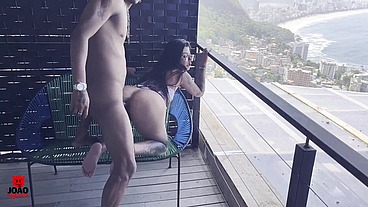 Amanda Souza Dando a Xota no Topo do Vidigal - Joao O Safado