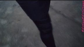 geile heels im auto anziehen ** outdoor fun **