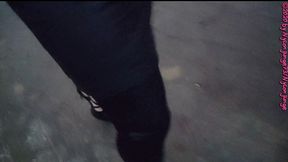 geile heels im auto anziehen ** outdoor fun **