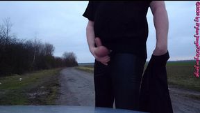 geile heels im auto anziehen ** outdoor fun **