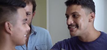 gay Jay Seabrook pinned at the wall and rece