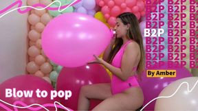 Amber Blow To Pop Neon Pink 16" - 4K