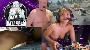 Fucking While Gaming on Days Gone - Creampie End