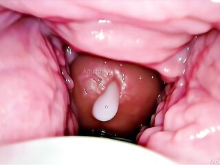 Cum Inside Me Over and Over! Camera inside Snatch Creampie Cervix POV
