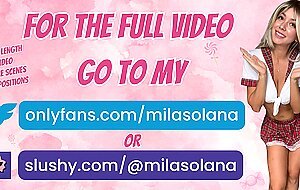 Mila solana, stepdad titty fucked me and my tight pussy because i dressed like a slut