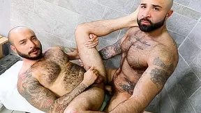 Hardbodied Hunks Collide: Hot Shower Sex Between Ripped Gay Jocks – 18+