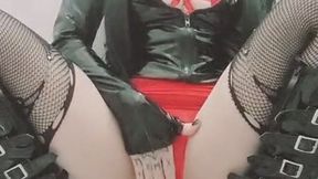 Pee in Your Mouth Solo Goth Domme Uses You as Toilet