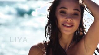VIXEN Dirty Bombshell Dark Hair has Fantasy 3-Way on Vacation