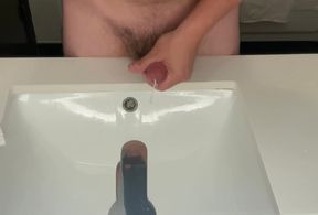 Massive cum shot in slow motion
