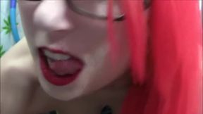 Nipple pierced XFuukaX masturbates with anal toy and cums for you