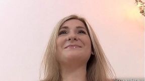 Busty Blonde Auddi Shows Her Voluptuous Body in Sensual Sex Cast