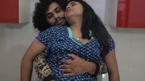 Kitchen Hot Romance and Ass Lick with Sex, Vaishnavy and Sharun Raj Hot Kitchen Doggy Sex, Mallu Couple Kitchen Romance with Sex