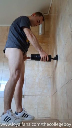 This automatic masturbator sucked all my cum