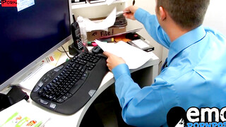 Business Men Fuck Hard At Work - Office Anal Sex