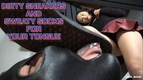 ENEA FEMDOM - DIRTY SNEAKERS AND SWEATY SOCKS FOR YOUR TONGUE