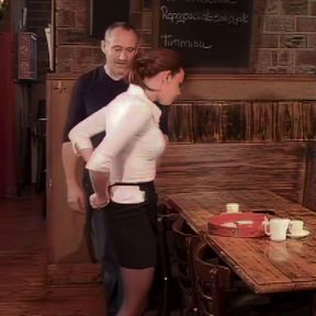 This Slutty Girl Fucked Doggystyle on the Table of the Pub