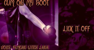 Cum on My Boot Lick It off