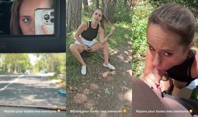 YOUNG FRENCH GIRL, I GET FUCKED IN THE FOREST