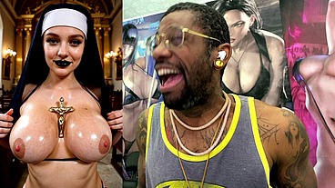 Sweaty Big Breast Nun Want’s You To See The Lord, AI Generated