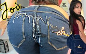 Emanuelly Raquel JOI in Jeans Pants Anal