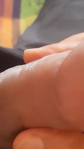 Emotional moment from "My friend handjob my penis and organising me."