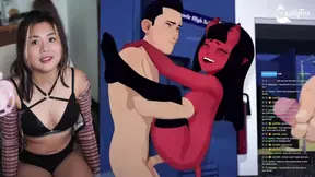 Succubus Gooner Girl Masturbates Live for Fans