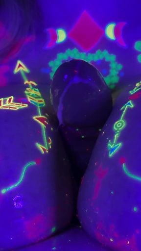 Emotional moment from &quot;Join This HENTAI TITFUCK CHALLENGE! Mind-blowing NEON COSMOTITS - LilyKoti&quot;