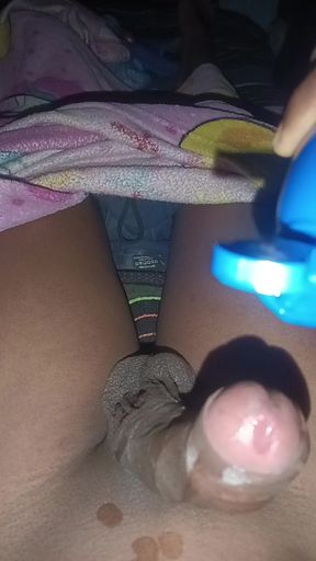 Desi Boy Oil Play on Dick Closeup Cock Massage