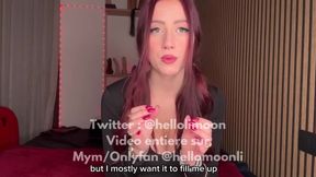 French Teen Sucks Huge Cock Until He Paints Her Face With Thick Cum Blast