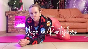 Yoga in Pantyhose day 8