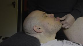 Surprised while resting - cock in mouth and sucked