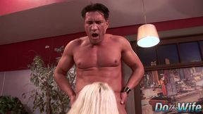 Gorgeous Wife Heidi Mayne Ass Pounded as Her Hubby Looks in Awe