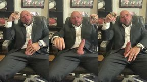 jason collins suit joi while smoking a cigar!