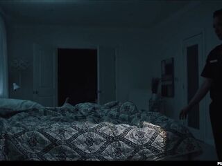 Police Raid Turns into Futanari 3some - Possessed Lesbo Parasited Bang and Trans Transsexual Cumshots