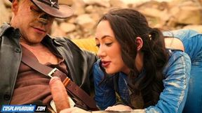Sage Hunter Fucks Audrey Reid's Pussy Then Sucks on The Ghoul's Long Cock Fallout Porn Cosplay Parody
