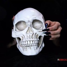 ASMR Skull Tapping With Long Nails I Don&#039;t Speak - Gentle Light Sounds for Studying Relax Relax