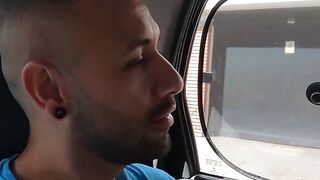 Milk-Star's Ass Gets Pounded Hard By His Horny Driver In Car