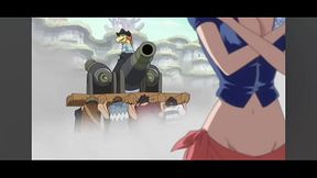 Nico robin gives her panties to a pervert