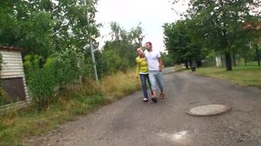 A big cock outdoor for a nasty bitch