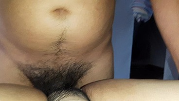 Rainy day and my relative came to visit me, how rich is the mature cock
